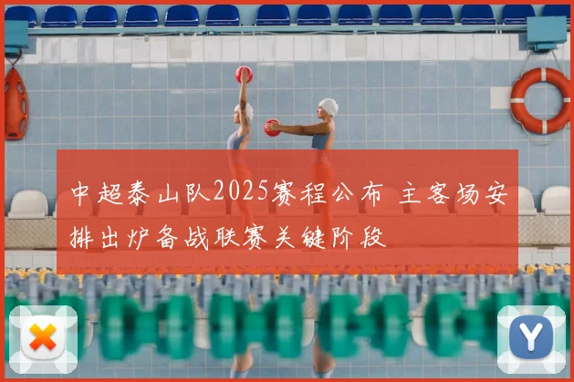 中超泰山队2025赛程公布 主客场安排出炉备战联赛关键阶段